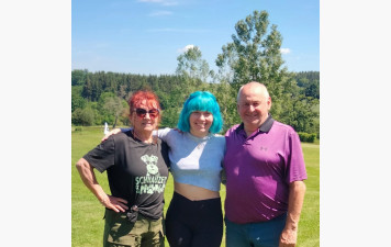 Visite et cours de golf pendant la préparation d'un concert